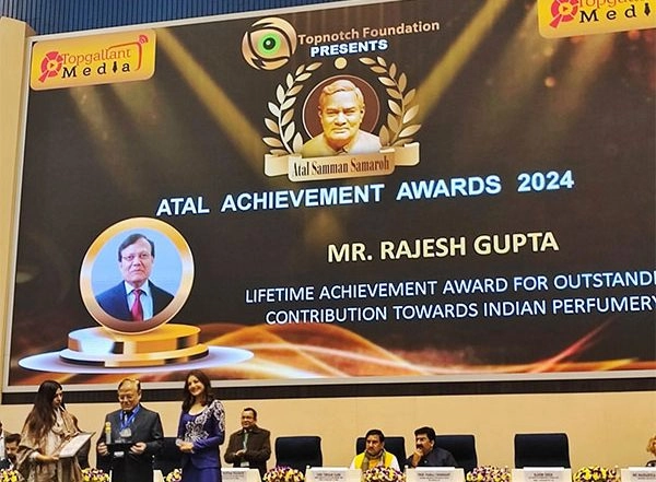 Business News | Lifetime Award For Outstanding Contribution To Indian Perfumery Was Bestowed Upon Rajesh Gupta, VCPL