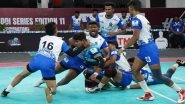 Sports News | Yuva Kabaddi Series: Chandigarh Chargers Win Big; Solidify Their Position at Top in Division 2 Matches