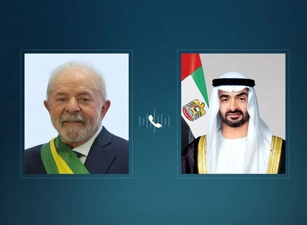 World News | UAE, Brazilian Presidents Discuss Bilateral Relations in Phone Call