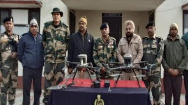 India News | BSF Recovers 3 Pakistani Drones Along Punjab Border