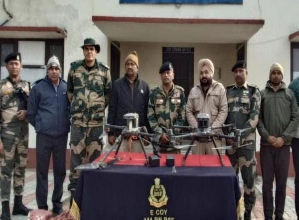 India News | BSF Recovers 3 Pakistani Drones Along Punjab Border