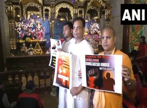 India News | ISKCON Kolkata Holds Prayers for Hindus in Bangladesh, Hopes for Peace and Justice