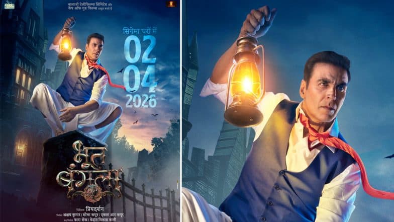 ‘Bhooth Bangla’ Shoot Begins! Akshay Kumar and Priyadarshan’s Horror-Comedy To Hit Theatres on April 2, 2026 (See New Poster)