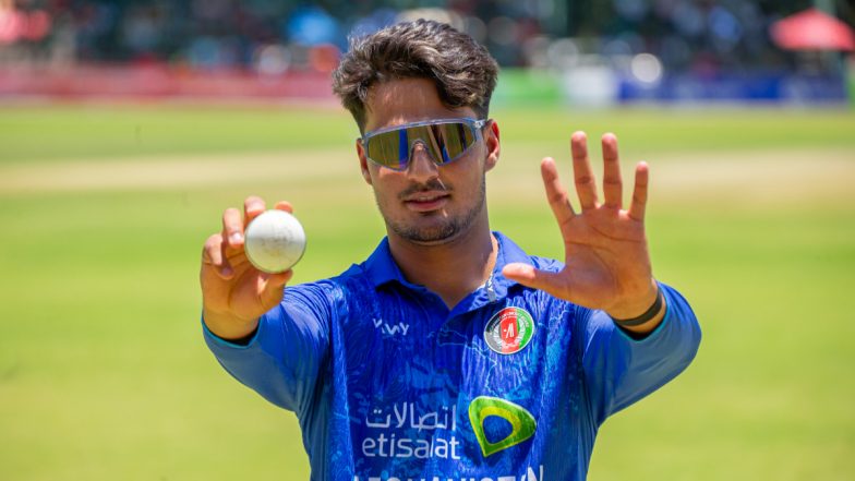 Allah Ghazanfar Completes His Second Five-Wicket Haul in ODIs, Achieves Feat During ZIM vs AFG 3rd ODI 2024