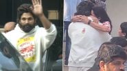 Allu Arjun Arrives at His Jubilee Hills Residence After Being Released From Hyderabad Central Jail; ‘Pushpa 2’ Actor Welcomed With Traditional Rituals (Watch Videos)