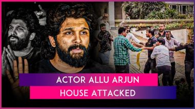 Allu Arjun’s Hyderabad House Allegedly Attacked by 6 OU-JAC Members; Granted Bail by City Court