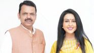 Who Is Amruta Fadnavis? All About Wife of Maharashtra CM Devendra Fadnavis As He Takes Oath for 3rd Time