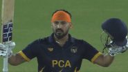 Anmolpreet Singh Breaks Yusuf Pathan's Record of Scoring Fastest List A Hundred by an Indian, Achieves Feat off 35 Deliveries During Punjab vs Arunachal Pradesh Vijay Hazare Trophy 2024-25 Match