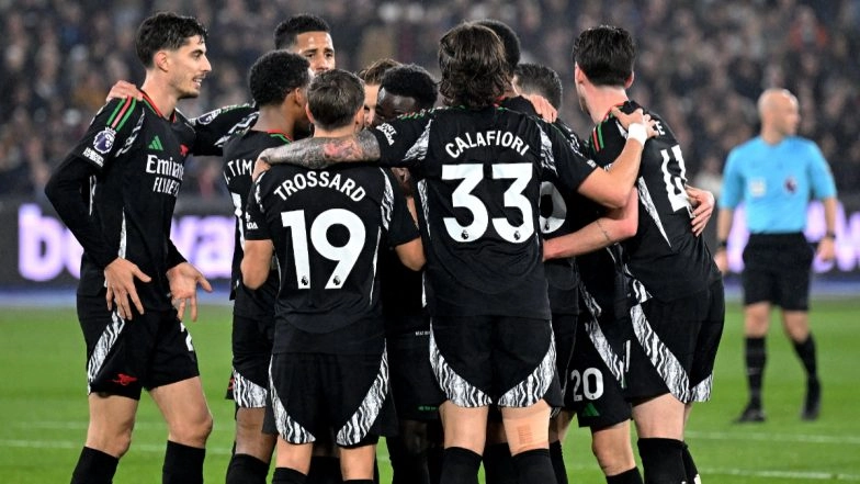Arsenal vs Everton Premier League 2024–25 Free Live Streaming Online: How To Watch EPL Match Live Telecast on TV & Football Score Updates in IST?