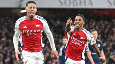 Arsenal Beat Manchester United 2–0 in Premier League 2024-25 Match To Close Gap on Liverpool