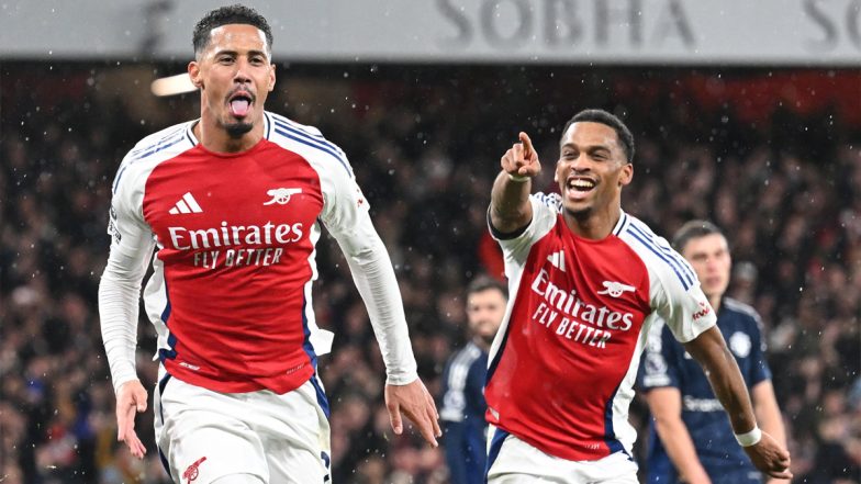 Premier League 2024–25: Arsenal Beat Manchester United 2–0 To Close Gap on Liverpool