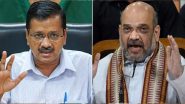 Arvind Kejriwal Writes to Home Minister Amit Shah on Law and Order in Delhi, Seeks Urgent Meeting