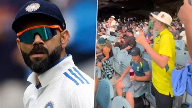 'Kohli Is a Wild Dog' Australian Fans Boo Virat Kohli With Chant After His On-Field Altercation With Sam Konstas During IND vs AUS Boxing Day Test 2024 (Watch Videos)