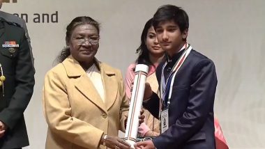 Ayaan Sajad Receives Pradhan Mantri Rashtriya Bal Puraskar 2024