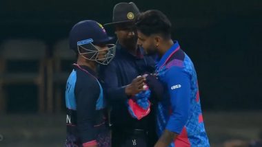 Nitish Rana, Ayush Badoni Involved in Heated Altercation During Delhi vs Uttar Pradesh Quarterfinal Match in Syed Mushtaq Ali Trophy 2024 (Watch Video)