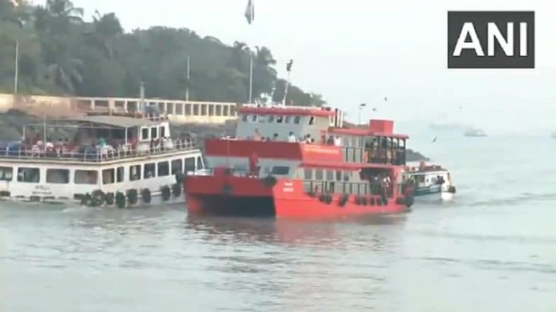 Mumbai Boat Crash Video: Clip Shows Exact Moment Speed Boat Rams Into Ferry Sailing to Elephanta Island Near Gateway of India, Killing 2