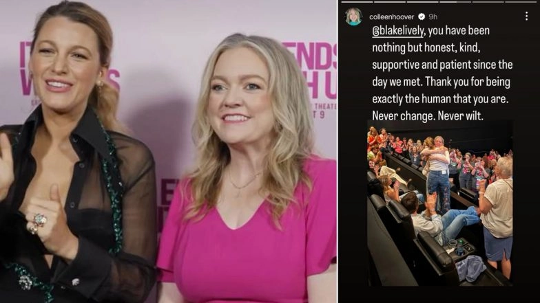 &lsquo;Blake Lively, You&rsquo;ve Been Honest&rsquo;: &lsquo;It Ends With Us&rsquo; Author Colleen Hoover Supports Actress in Sexual Harassment Case Against Justin Baldoni - Check Post