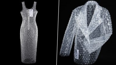 ‘Balenciaga of Belarus’ Reveals Bubble Wrap Dress and Jacket, Internet Is Obsessed With the Viral Outfits for Unconventional New Year’s Eve Fashion Moment (See Pics)