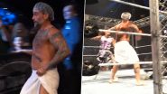 CM Punk Rushes Out In His Towel and Shower Cap To Help Damian Priest Against Ludwig Kaiser and Dominik Mysterio During WWE House Show at Madison Square Garden (Watch Video)