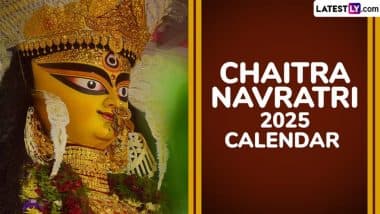 Chaitra Navratri 2025 Full Calendar: Know Ghatasthapana Muhurat Time, Navratri Dates, Rituals and Significance About the Festival Worshipping Goddess Durga