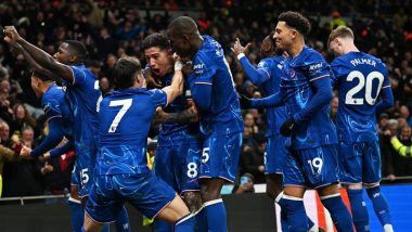 Tottenham Hotspur 3–4 Chelsea, Premier League 2024–25: Cole Palmer Scores Brace, Jadon Sancho and Enzo Fernandez Net One Each As Blues Claim Victory Over Spurs in Goal-Filled Clash