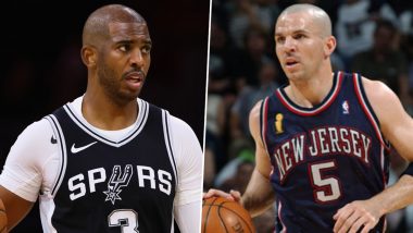 Chris Paul Surpasses Jason Kidd For Second Most Assists in Regular Season, Achieves Feat During San Antonio Spurs vs New Orleans Pelicans NBA 2024-25 Game (Watch Video)