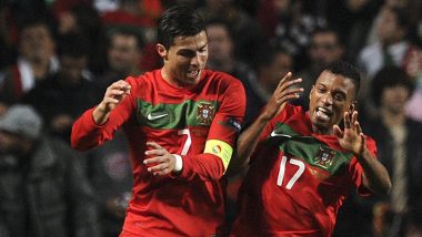 Nani Retires: Cristiano Ronaldo Reacts After Former Portugal and Manchester United Winger Hangs Up Boots, Says 'Congratulations Nanaca' (See Post)