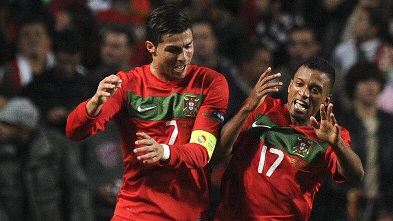 Nani Retires: Cristiano Ronaldo Reacts After Former Portugal and Manchester United Winger Hangs Up Boots, Says 'Congratulations Nanaca' (See Post)