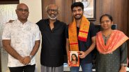 D Gukesh Meets Rajinikanth, Youngest Chess World Champion Thanks 'Superstar' for Sharing His Wisdom (See Pics)