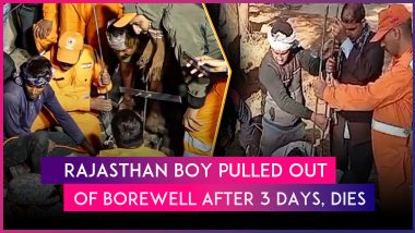 Dausa: 5-Year-Old Boy Aryan Dies After Being Stuck in Borewell for Over 3 Days