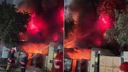 Delhi University Fire: Massive Blaze Erupts in Canteen at Gwyer Hall in National Capital, No Injuries or Casualties Reported (See Pics)