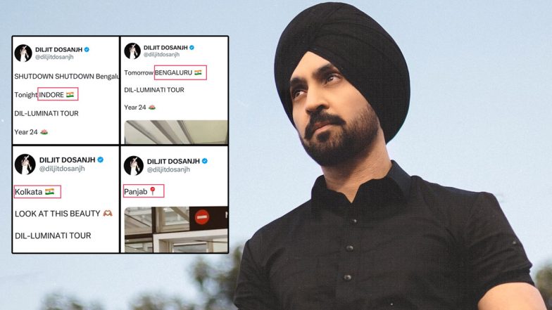 ‘Diljit Dosanjh Unable To Post Indian Flag Alongside Punjab?’: Netizens Slam Singer, Claim He Doesn’t Consider His State as Part of India