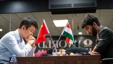 World Chess Championship 2024: D Gukesh Draws Against Ding Liren in 13th Game, Scores Tied at 6.5–6.5 With One Game Remaining