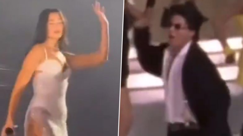 Did Dua Lipa Recreate Shah Rukh Khan’s Dance Moves During ‘Levitating x Woh Ladki Jo’ Performance? (Watch Video)