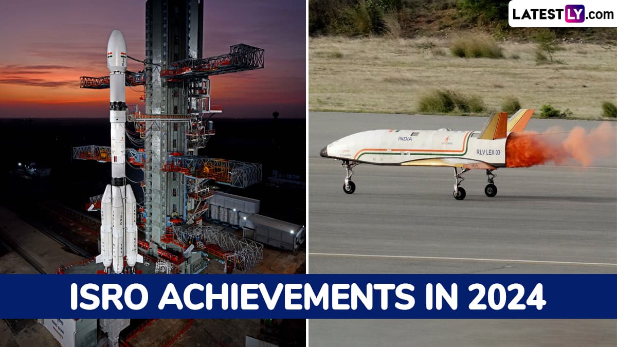 Year Ender 2024: From Launch of SpaDeX Mission to Successful Tests of Reusable Launch Vehicle ‘Pushpak’, Check List of ISRO Accomplishments This Year