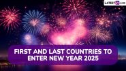 Which Country Will Celebrate New Year 2025 First and Last? Know When January 1 Begins Around the World at Different Time Zones