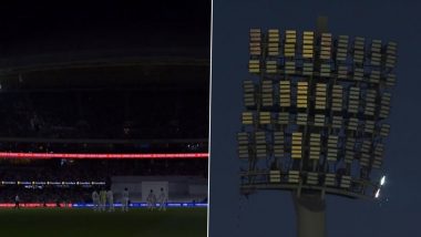 Consecutive Floodlight Failure Interrupts IND vs AUS 2nd Test 2024 at Adelaide