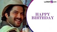 Anil Kapoor Birthday Special: Did You Know the Actor Wasn’t the First Choice for 1987 Film ‘Mr India’?