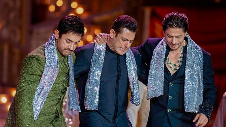 ‘It Will Happen Soon’: Aamir Khan Reveals He's Discussed a Film With Shah Rukh Khan and Salman Khan (Watch Viral Video)