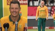 George Linde Reveals ‘Embarrassing’ Story of Missing Team Bus After Winning Player of the Match Award for All-Round Show in SA vs PAK 1st T20I 2024 (Watch Video)