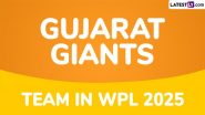 Gujarat Giants Team in WPL 2025: Players Bought by GG-W at Women's Premier League Auction, Check Full Squad