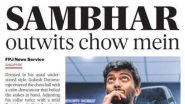 Newspaper Called Out for &lsquo;Sambhar Outwits Chow Mein&rsquo; Headline After D Gukesh Becomes Youngest World Chess Champion