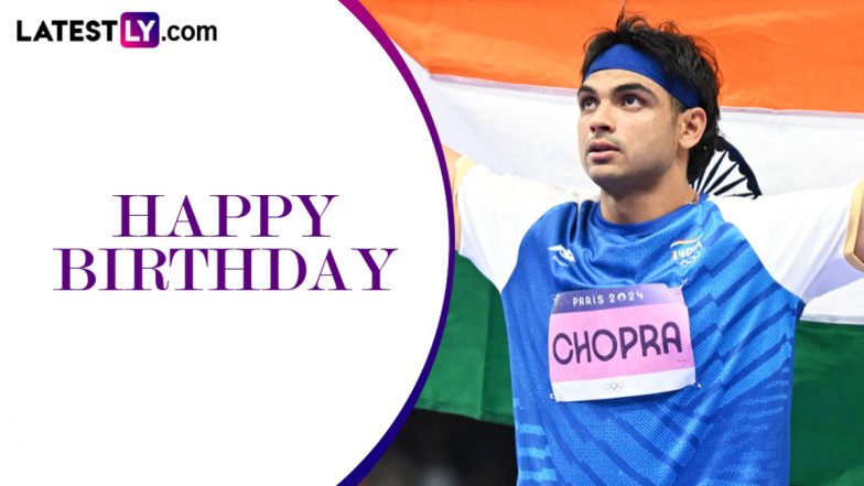 Neeraj Chopra Birthday Special: Unforgettable Moments From Journey of India's Golden Boy As He Turns 27