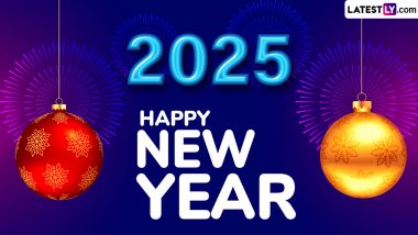 Share New Year 2025 Photos, Greetings, WhatsApp Stickers, Wallpapers and GIFs With Loved Ones