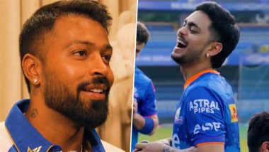 Hardik Pandya Reacts After MI Fail to Buy Back Ishan Kishan from IPL 2025 Mega Auction, Says 'We Knew It Was Difficult to Get Ishan Back from Auction Due to His Skill Set' (Watch Video)