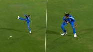 Harmanpreet Kaur Takes Sensational One-Handed Catch to Dismiss Aaliyah Alleyne During IND-W vs WI-W 1st ODI 2024 (Watch Video)