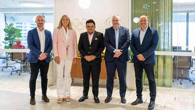 Cricket in 2032 Brisbane Olympics? ICC Chairman Jay Shah Meets Brisbane Olympic Games Organising Committee CEO Cindy Hook in Australia (Watch Video)