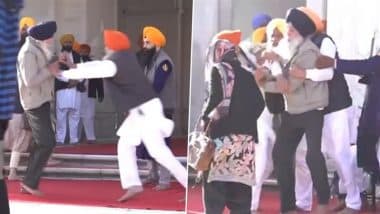 Sukhbir Singh Badal Attacked: Man Opens Fire at Akali Dal Leader at Entrance of Golden Temple in Amritsar, Taken Into Custody