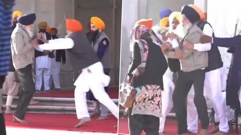 Sukhbir Singh Badal Attacked: Man Opens Fire at Akali Dal Leader at Entrance of Golden Temple in Amritsar, Taken Into Custody