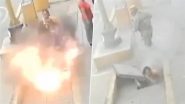 Peru: Woman Falls Into Electrical Box After It Explodes Under Sidewalk in Lima, Rescued; Video Surfaces